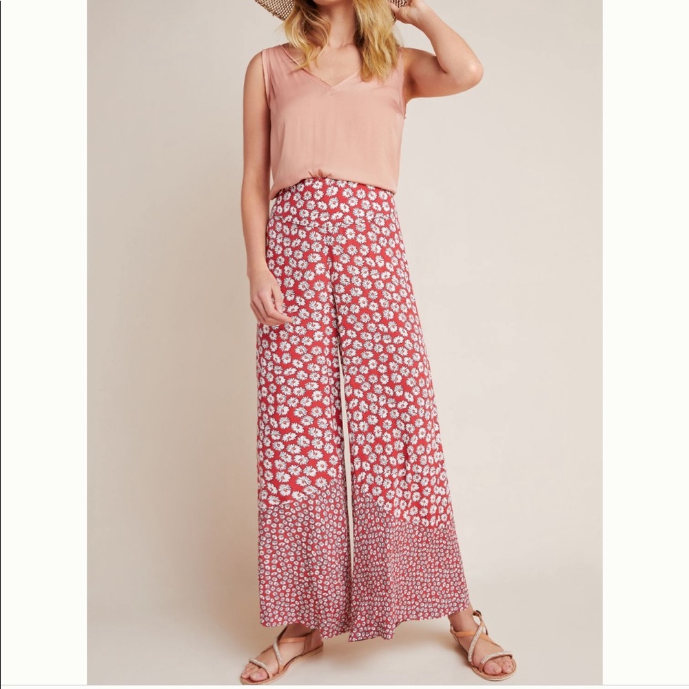 NWT! Anthropologie Annalee Wide Leg Pants